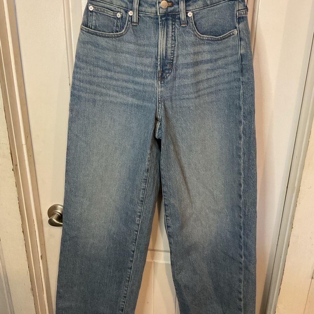 Madewell The Curvy Perfect Vintage Wide-Leg jean size 26